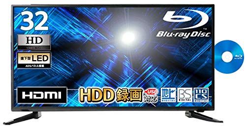 32V型 地上・BS・110度CS デジタルハイビジョン液晶テレビ/展示品/激安 Amazon | 東京Deco 32V型 地上・BS・110度CS ブルーレイプレーヤー内蔵
